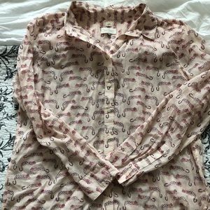 Whimsical leopard shirt